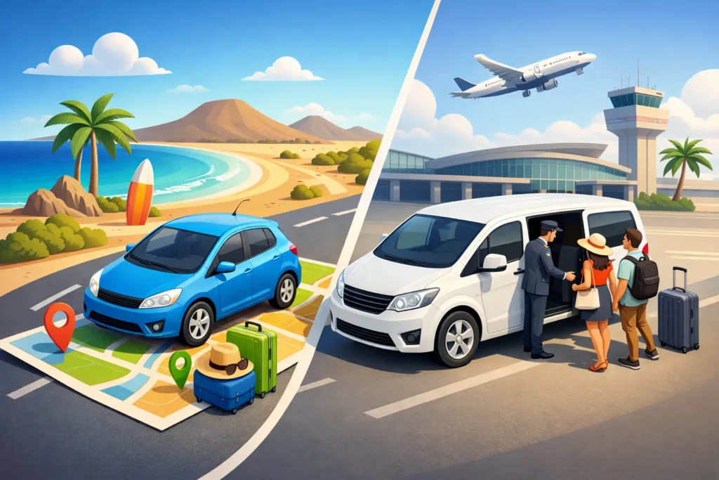 Rental Car Versus Transfer in Fuerteventura
