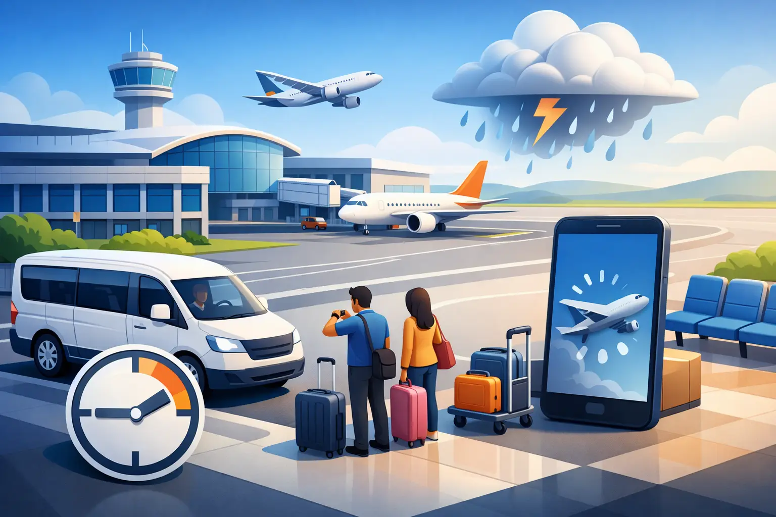 Do Airport Transfers Wait for Delays at FUE?
