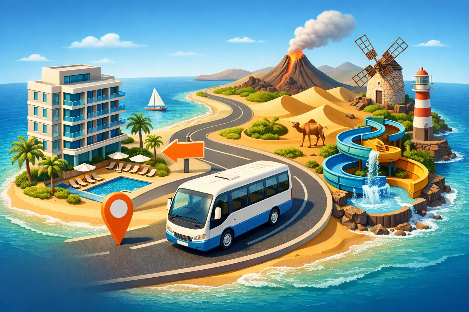 Fuerteventura Hotel to Attraction Transfer Guide