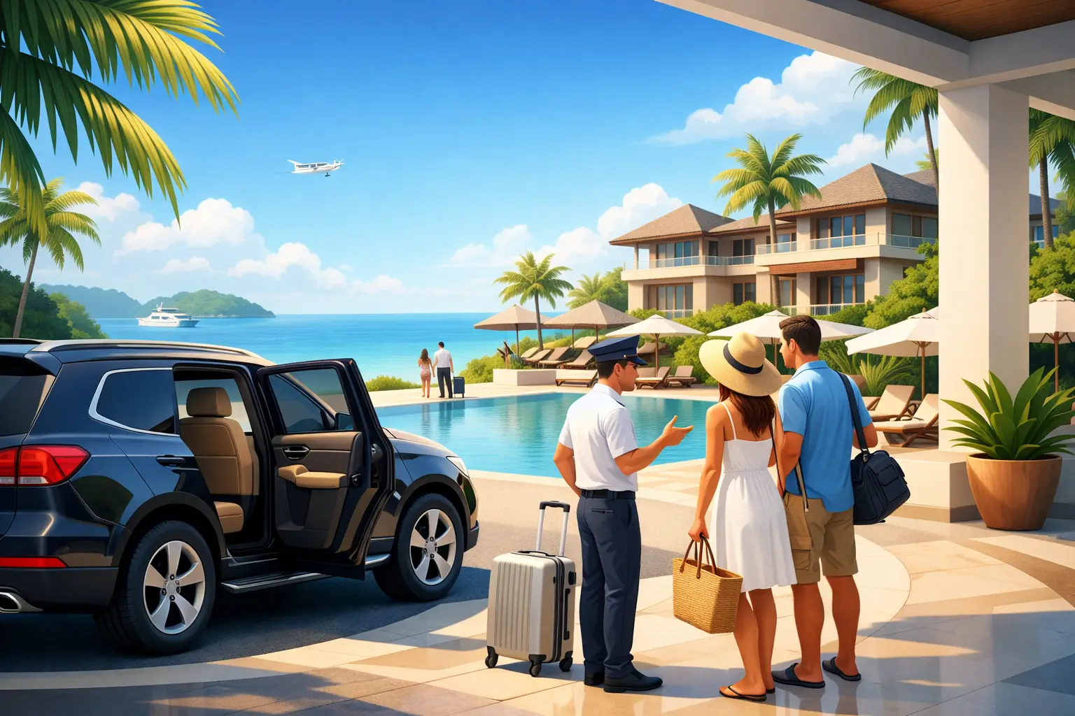 Private Resort Transfers for a Relaxed Arrival