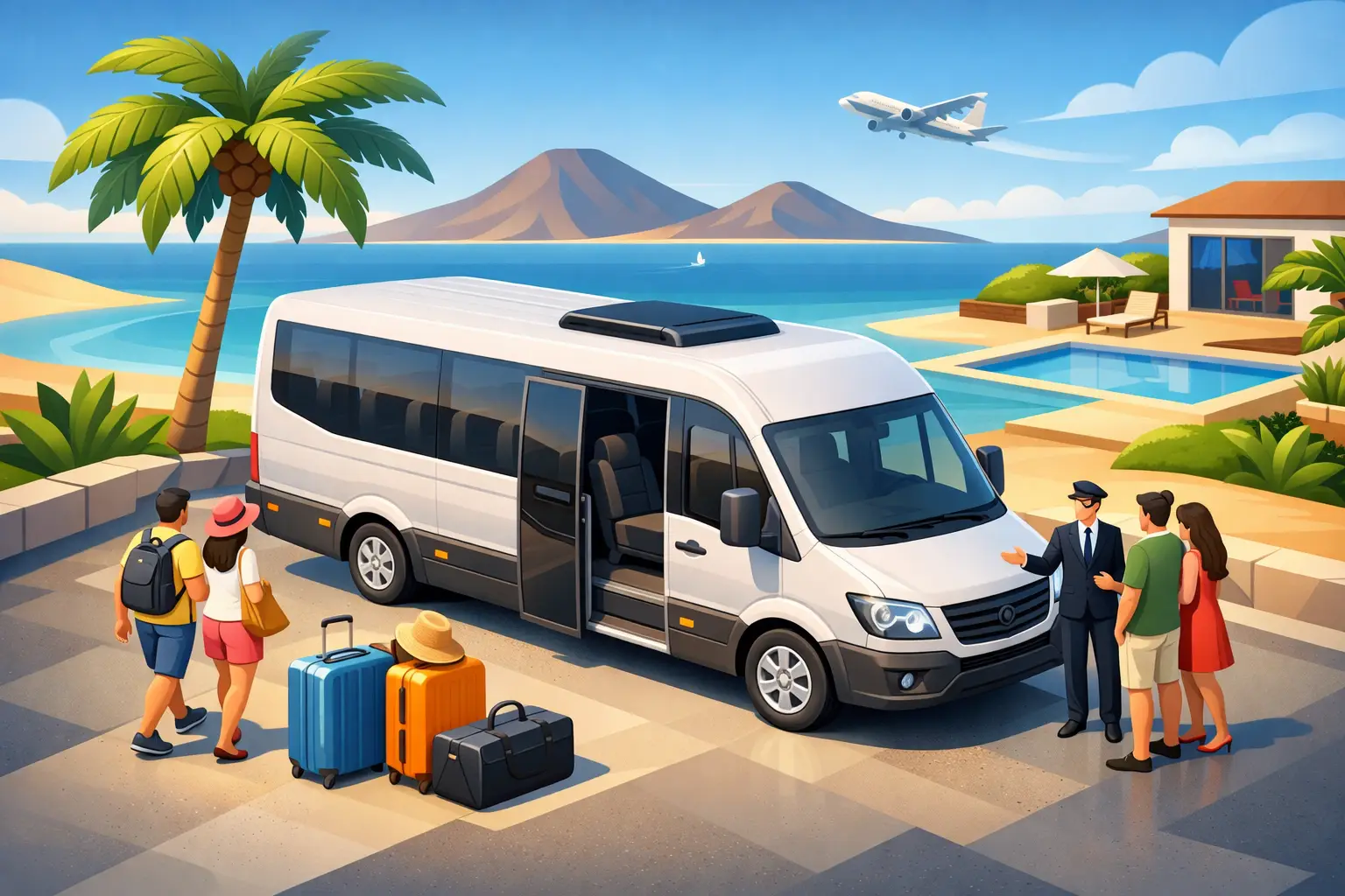 Private Transfer for 14 Passengers in Fuerteventura