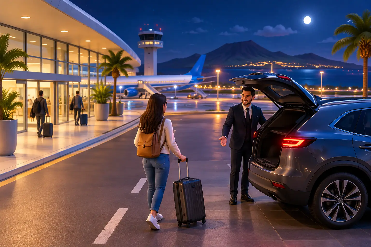 Late Night Airport Pickup in Fuerteventura