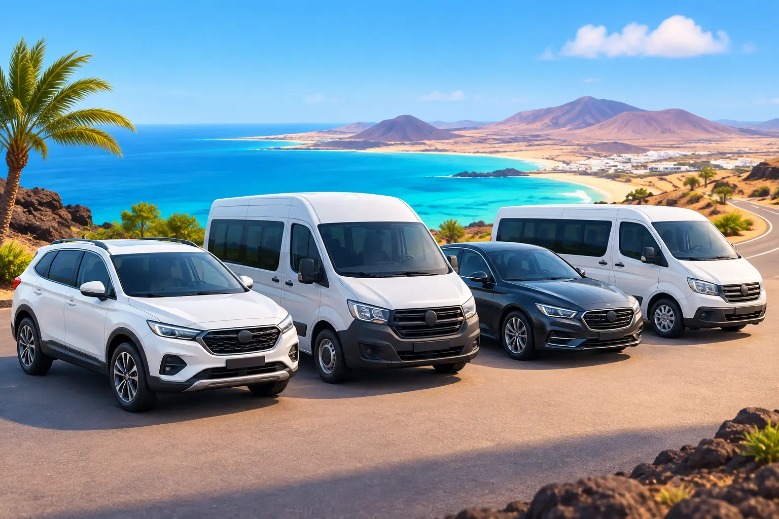 Transfer Vehicle Comparison for Fuerteventura
